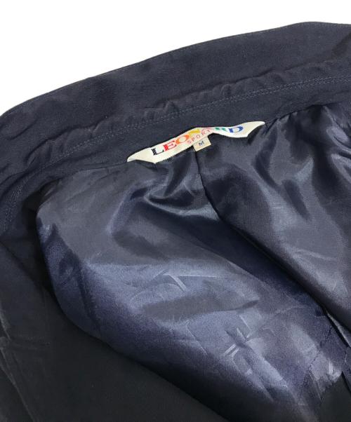 LEONARD SPORT（レオナール スポーツ）LEONARD SPORT (レオナール スポーツ) テーラードジャケット ネイビー サイズ:Mの古着・服飾アイテム