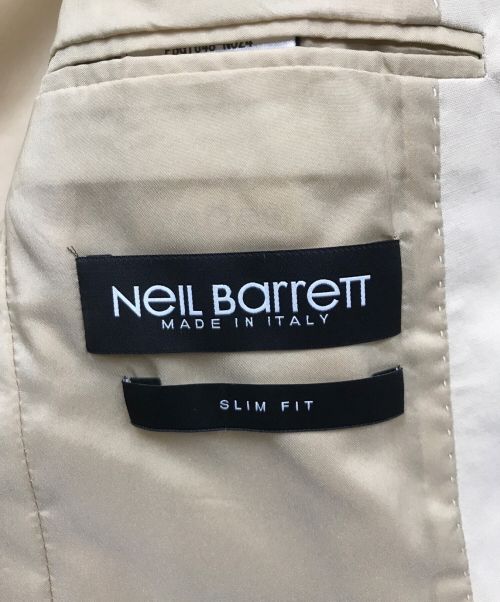 NEIL BARRETT（ニールバレット）NEIL BARRETT (ニールバレット) テーラードジャケット ベージュ サイズ:44の古着・服飾アイテム