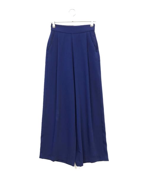 SOEJU（ソージュ）SOEJU (ソージュ) サイドタックワイドパンツ ブルー サイズ:XSの古着・服飾アイテム