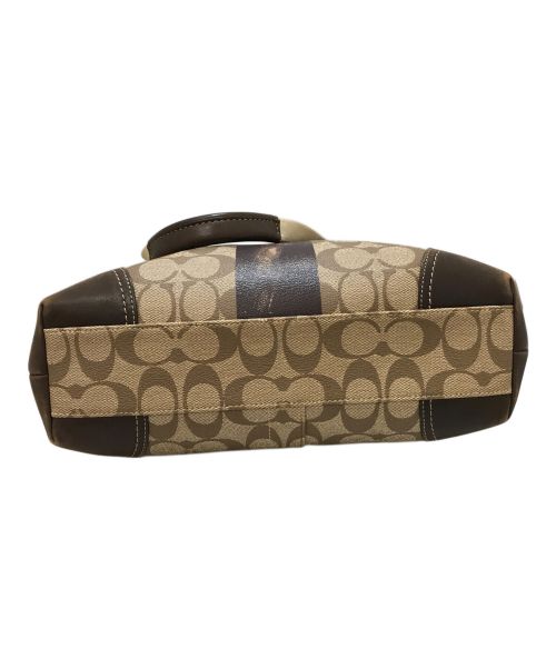 COACH（コーチ）COACH (コーチ) シグネチャートートバッグ ベージュの古着・服飾アイテム