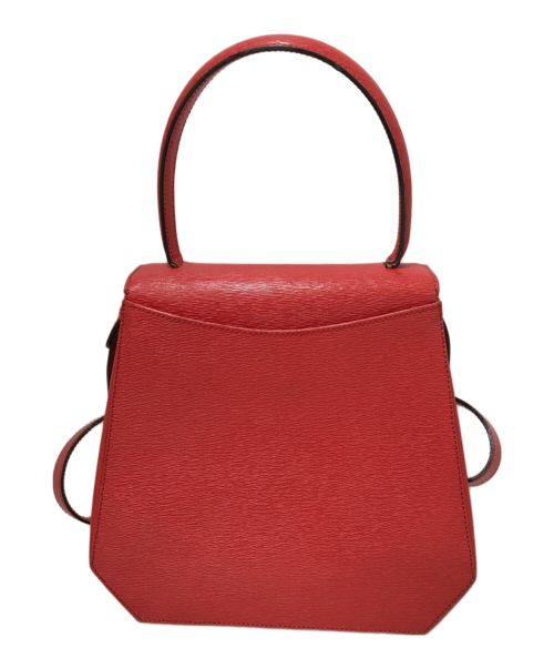 CELINE（セリーヌ）CELINE (セリーヌ) ブラゾン2WAYショルダーバッグ レッドの古着・服飾アイテム