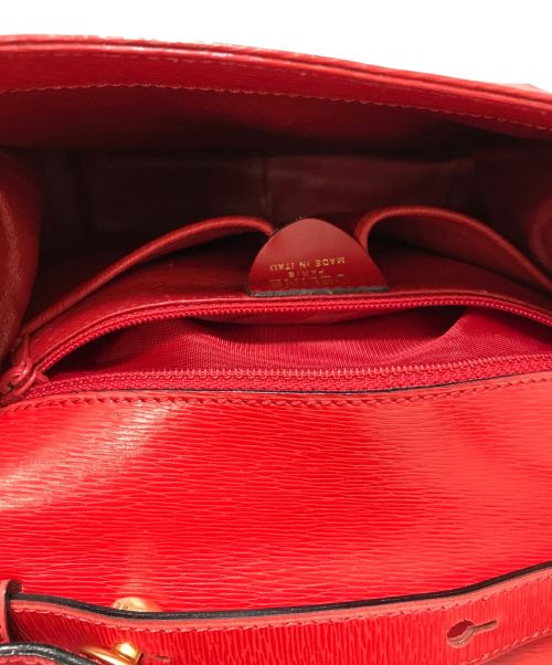 CELINE（セリーヌ）CELINE (セリーヌ) ブラゾン2WAYショルダーバッグ レッドの古着・服飾アイテム
