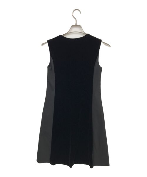 VELOUR NOIR by FOXEY NEWYORK（ベロア ノワール by フォクシー ニューヨーク）VELOUR NOIR by FOXEY NEWYORK (ベロア ノワール by フォクシー ニューヨーク) ノースリーブワンピース ブラック サイズ:38の古着・服飾アイテム
