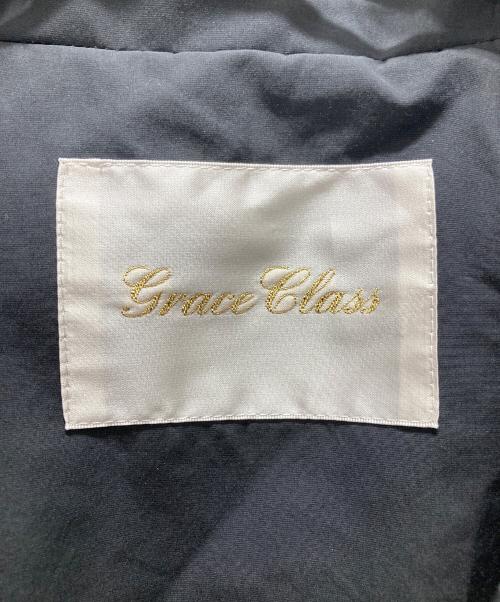 GRACE CLASS（グレースクラス）GRACE CLASS (グレースクラス) ボリューム袖ライトタフタコート ネイビー サイズ:36の古着・服飾アイテム