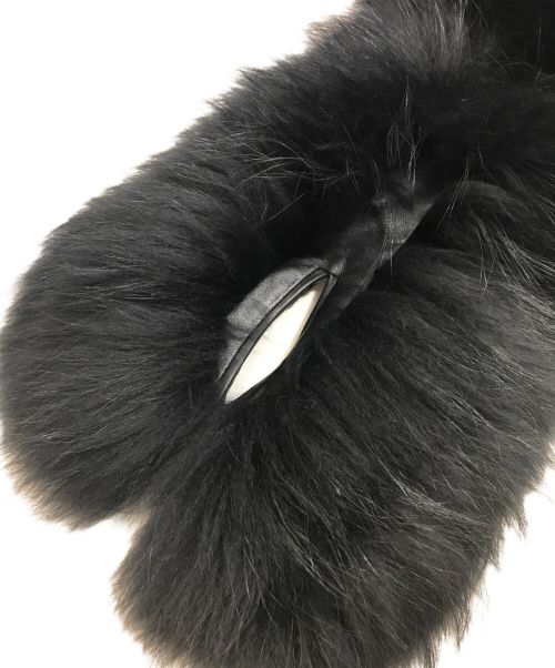 CHARLOTTE.SIMONE（シャーロット シモーヌ）CHARLOTTE.SIMONE (シャーロット シモーヌ) フォックスファーティペット グレーの古着・服飾アイテム