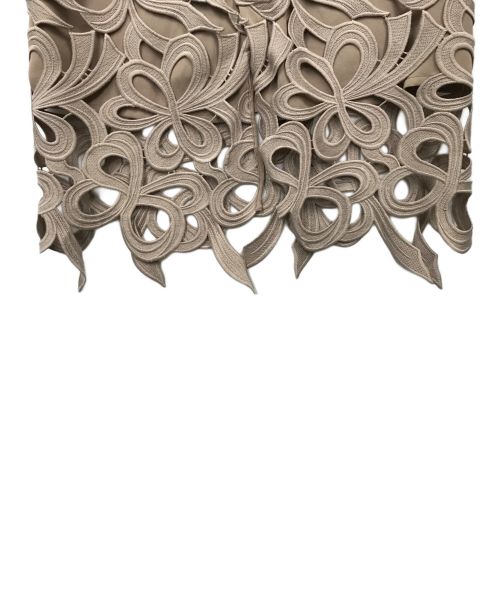 CELFORD（セルフォード）CELFORD (セルフォード) リボンレーススカート ベージュ サイズ:36の古着・服飾アイテム