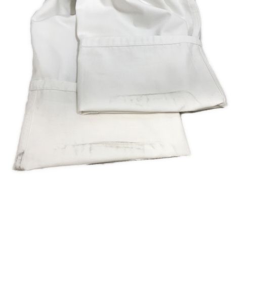 AURALEE（オーラリー）AURALEE (オーラリー) HARD TWIST FINX HEAVY CHINO BELTED PANTS ネイビー サイズ:4の古着・服飾アイテム