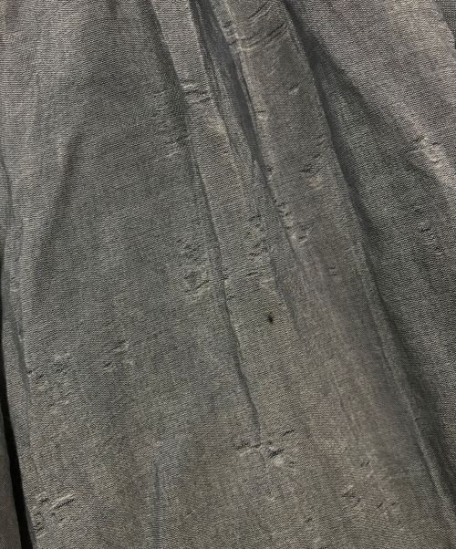 FOXEY（フォクシー）FOXEY (フォクシー) シアーサーキュラースカート グレー サイズ:40の古着・服飾アイテム