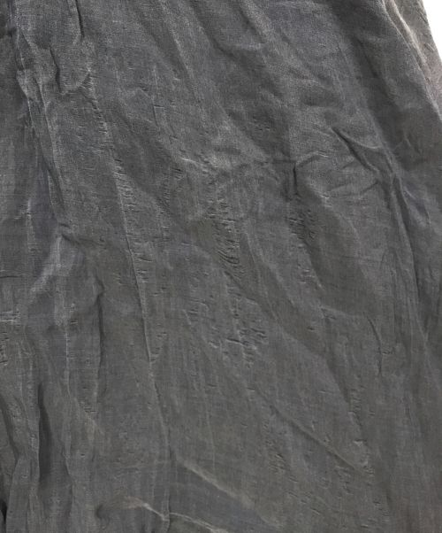 FOXEY（フォクシー）FOXEY (フォクシー) シアーサーキュラースカート グレー サイズ:40の古着・服飾アイテム