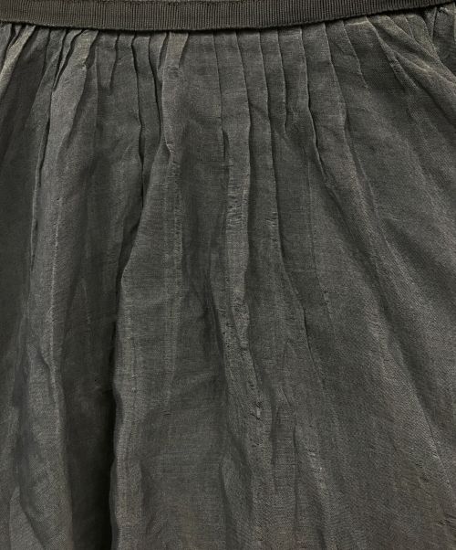 FOXEY（フォクシー）FOXEY (フォクシー) シアーサーキュラースカート グレー サイズ:40の古着・服飾アイテム
