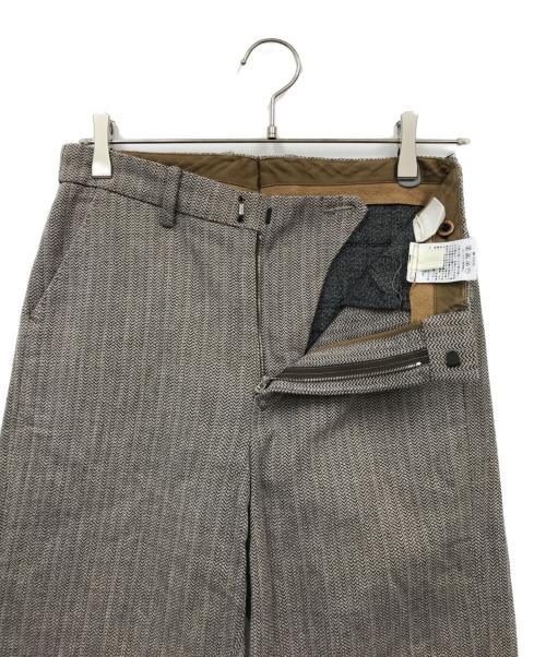 45R（フォーティファイブ・アール）45R (フォーティーファイブアール) ヘリンボーンパンツ ライトグレー サイズ:1の古着・服飾アイテム