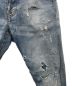 中古・古着 DSQUARED2 (ディースクエアード) ダメージデニムパンツ ブルー サイズ:44：5000円