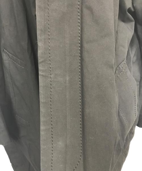 sacai（サカイ）sacai (サカイ) デニムドッキングステンカラーコート ブラック サイズ:1の古着・服飾アイテム