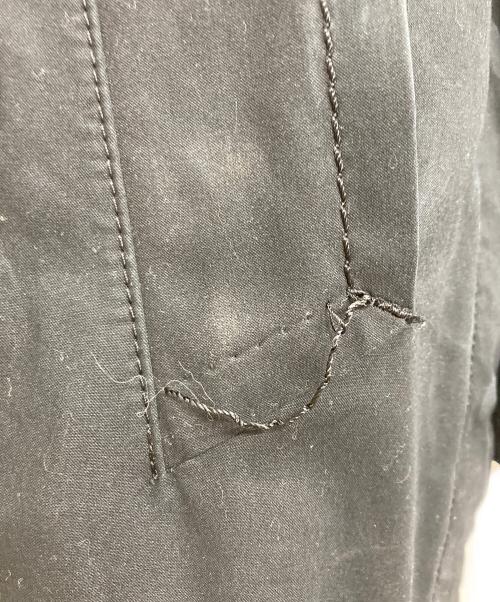 sacai（サカイ）sacai (サカイ) デニムドッキングステンカラーコート ブラック サイズ:1の古着・服飾アイテム