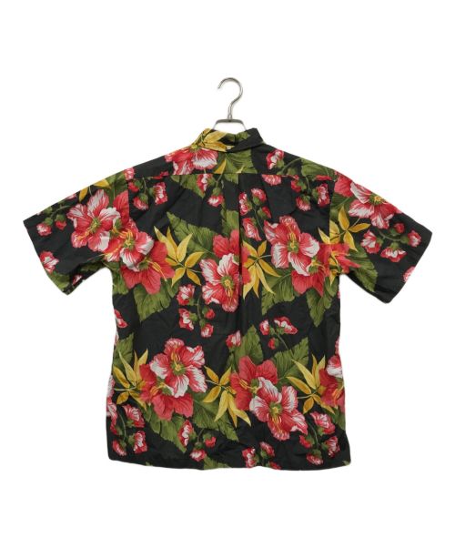 reyn spooner（レイン スプナー）reyn spooner (レイン スプナー) プルオーバーアロハシャツ ブラック サイズ:Lの古着・服飾アイテム