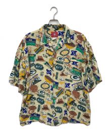 NFL（ナショナル・フットボール・リーグ）の古着「オープンカラーシャツ」｜ベージュ