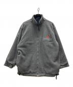 Mercedes Benz×Team McLarenメルセデスベンツ×）の古着「ボア リバーシブル ナイロンジャケット」｜ブラック