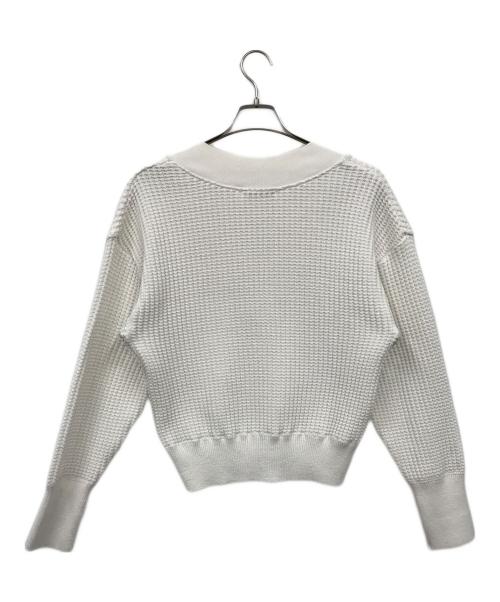 ETRE TOKYO（エトレトウキョウ）ETRE TOKYO (エトレトウキョウ) Vネックニット ホワイト サイズ:Fの古着・服飾アイテム