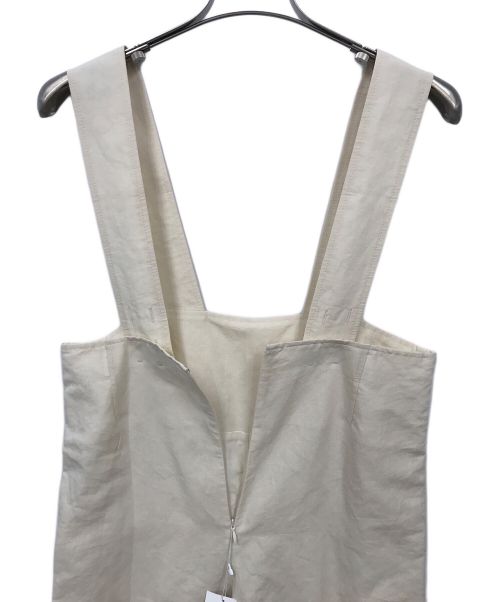 BALLSEY（ボールジィ）BALLSEY (ボールジィ) リネンコットンムーブ サロペット ベージュ サイズ:36 未使用品の古着・服飾アイテム