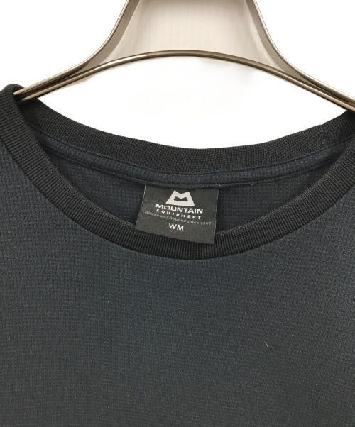MountainEquipment（マウンテンイクィップメント）MountainEquipment (マウンテンイクィップメント) QD WAFFLE ONE-PIECE ワッフルH/Sワンピース ブラック サイズ:WMの古着・服飾アイテム