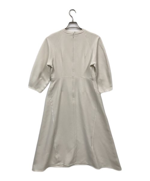 SHIPS any（シップスエニィ）SHIPS any (シップスエニィ) ダブルクロス シーム ワンピース ベージュ サイズ:-の古着・服飾アイテム