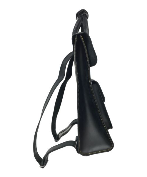 Dr.Martens（ドクターマーチン）Dr.Martens (ドクターマーチン) SMALL LEATHER BACKPACK ブラックの古着・服飾アイテム