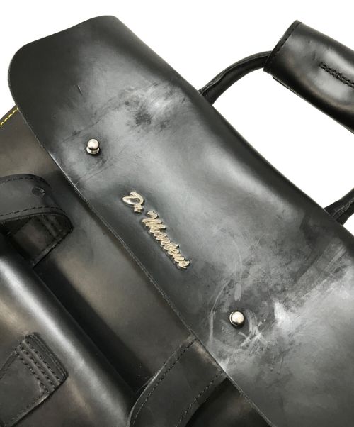 Dr.Martens（ドクターマーチン）Dr.Martens (ドクターマーチン) SMALL LEATHER BACKPACK ブラックの古着・服飾アイテム