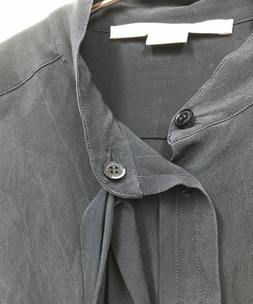 STELLA McCARTNEY（ステラマッカートニー）STELLA McCARTNEY (ステラマッカートニー) シルクボウタイブラウス ネイビー サイズ:36の古着・服飾アイテム