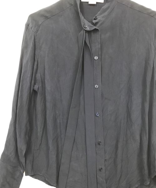STELLA McCARTNEY（ステラマッカートニー）STELLA McCARTNEY (ステラマッカートニー) シルクボウタイブラウス ネイビー サイズ:36の古着・服飾アイテム