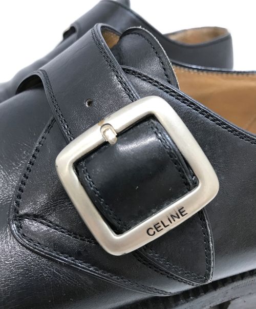 CELINE（セリーヌ）CELINE (セリーヌ) モンクストラップシューズ ブラック サイズ:40 1/2の古着・服飾アイテム