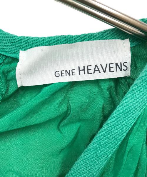 GENE HEAVENS（ジーンヘブンズ）GENE HEAVENS (ジーンヘブンズ) ワンピース グリーン サイズ:FREEの古着・服飾アイテム