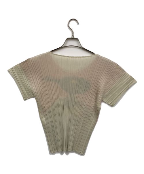 PLEATS PLEASE（プリーツプリーズ）PLEATS PLEASE (プリーツプリーズ) パフェプリントプリーツカットソー ピンク サイズ:3の古着・服飾アイテム
