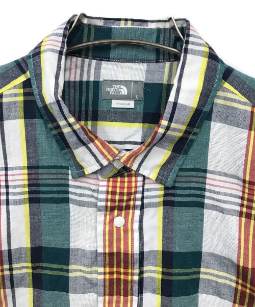 THE NORTH FACE（ザ ノース フェイス）THE NORTH FACE (ザ ノース フェイス) バハダネイチャーシャツ グリーン サイズ:Lの古着・服飾アイテム