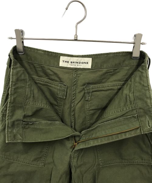 THE SHINZONE（ザ シンゾーン）THE SHINZONE (ザ シンゾーン) WASHED BAKER PANTS オリーブ サイズ:36の古着・服飾アイテム