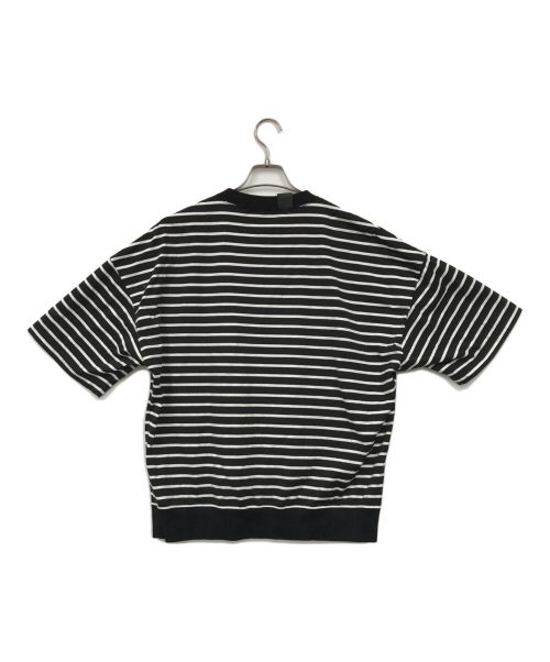 N.HOOLYWOOD（エヌ ハリウッド）N.HOOLYWOOD (エヌ ハリウッド) ボーダーカットソー ブラック×ホワイト サイズ:40の古着・服飾アイテム