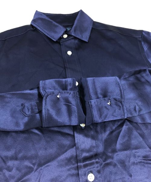 POLO（ポロ・ラルフローレン）POLO (ポロ) シルクシャツ パープル サイズ:4 未使用品の古着・服飾アイテム