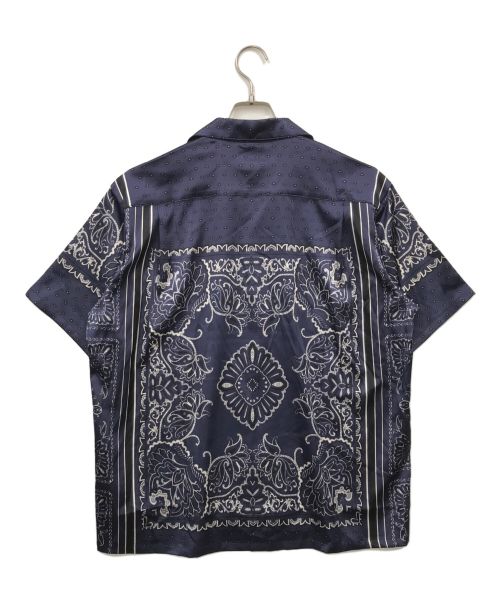 k3&co.（ケイスリー）k3&co. (ケイスリー) 総柄オープンカラーシャツ パープル サイズ:記載なしの古着・服飾アイテム