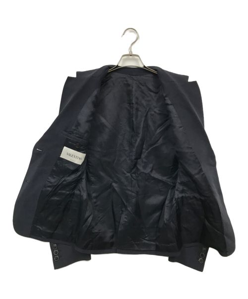 VALENTINO（ヴァレンティノ）VALENTINO (ヴァレンティノ) テーラードジャケット ネイビー サイズ:40の古着・服飾アイテム