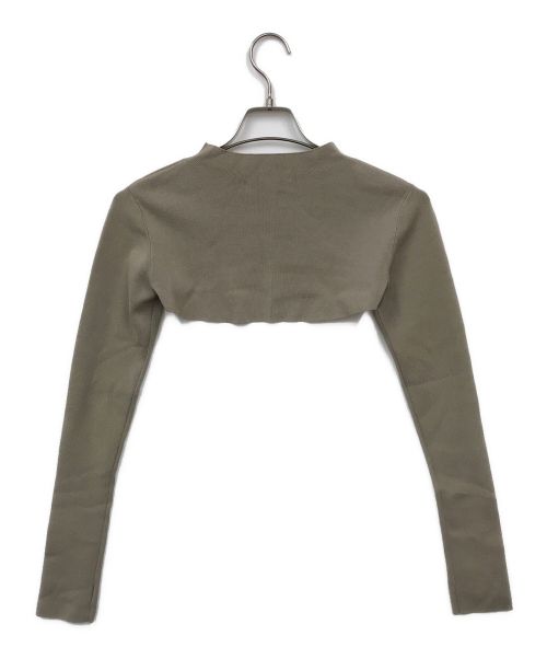 JILL STUART（ジルスチュアート）JILL STUART (ジルスチュアート) タフタドッキング2WAYワンピース オリーブ サイズ:2の古着・服飾アイテム