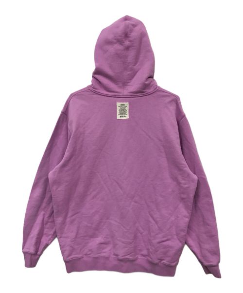 MSGM（エムエスジーエム）MSGM (エムエスジーエム) Fantastic Green Future-print Hoodie ピンク サイズ:Mの古着・服飾アイテム