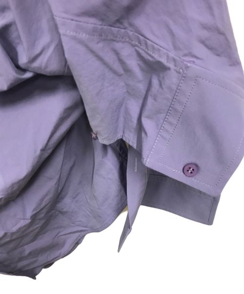 BALENCIAGA（バレンシアガ）BALENCIAGA (バレンシアガ) BB Corp Twisted Swing Shirt　671663 パープル サイズ:34の古着・服飾アイテム