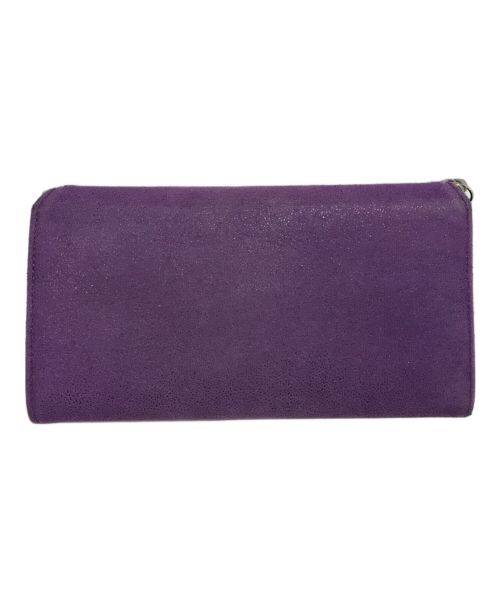 STELLA McCARTNEY（ステラマッカートニー）STELLA McCARTNEY (ステラマッカートニー) コンチネンタルフラップウォレット パープルの古着・服飾アイテム
