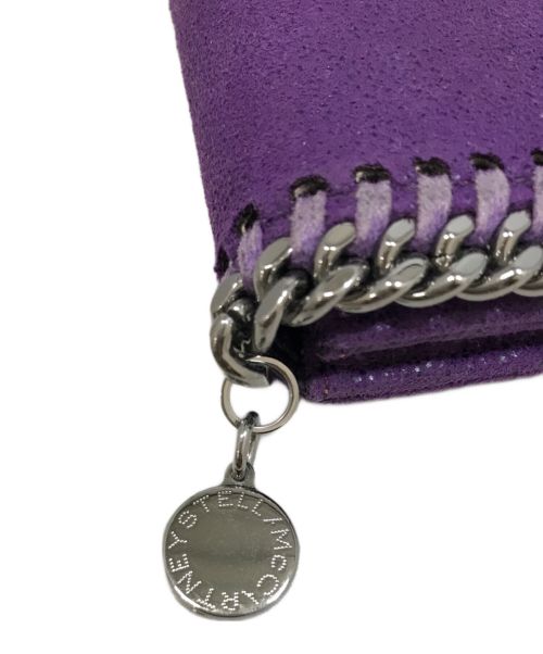 STELLA McCARTNEY（ステラマッカートニー）STELLA McCARTNEY (ステラマッカートニー) コンチネンタルフラップウォレット パープルの古着・服飾アイテム