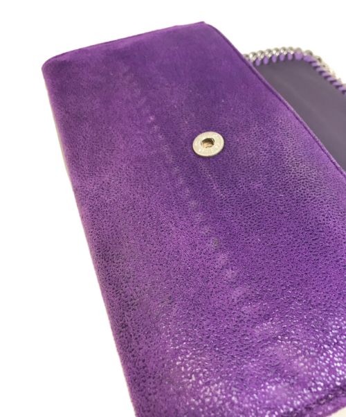 STELLA McCARTNEY（ステラマッカートニー）STELLA McCARTNEY (ステラマッカートニー) コンチネンタルフラップウォレット パープルの古着・服飾アイテム