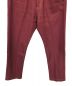 中古・古着 DAIRIKU (ダイリク) Slim Flasher Pressed Pants ボルドー サイズ:27：4000円