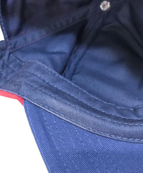 lucien pellat-finet（ルシアン・ペラフィネ）lucien pellat-finet (ルシアン・ペラフィネ) キャップ レッドの古着・服飾アイテム