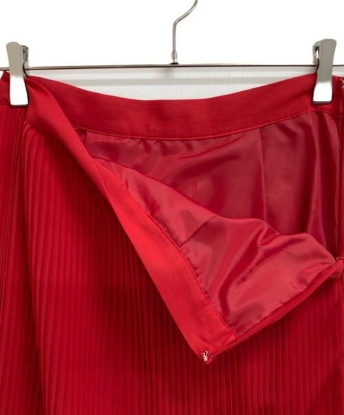 RIM.ARK（リムアーク）RIM.ARK (リムアーク) シアーロングスカート レッド サイズ:38の古着・服飾アイテム