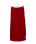 RIM.ARK（リムアーク）の古着「シアーロングスカート」｜レッド