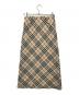 BURBERRY LONDON (バーバリーロンドン) ノヴァチェックロングスカート ベージュ サイズ:38：5000円