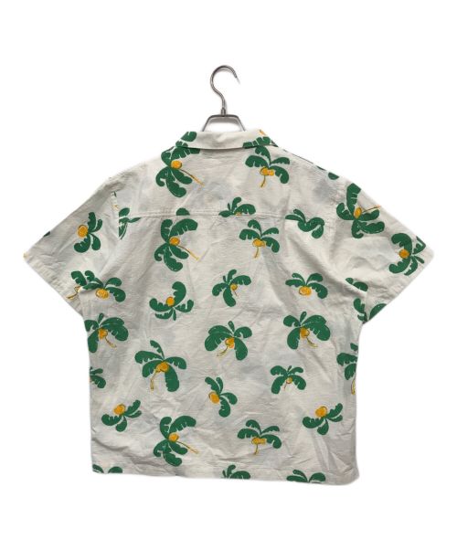 Seagreen（シーグリーン）Seagreen (シーグリーン) PALM TREE SEERSUCKER S/S SHIRT グリーン サイズ:3の古着・服飾アイテム